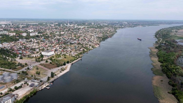 Ucraina: la città di Kherson sul fiume Dniepr