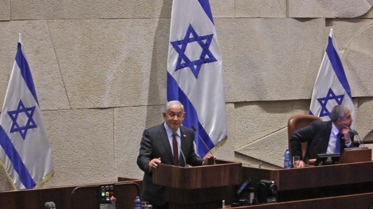Im israelischen Parlament, der Knesset, in Jerusalem
