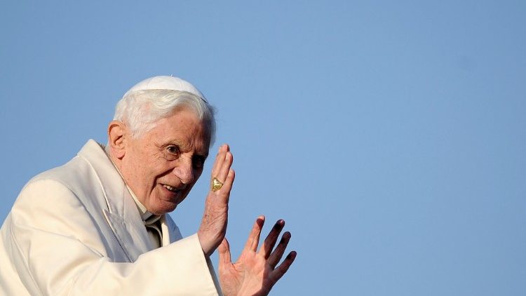Pope Benedict at Fiumicino airport, Rome Italy as he departs for Benin, 18 November 2011.