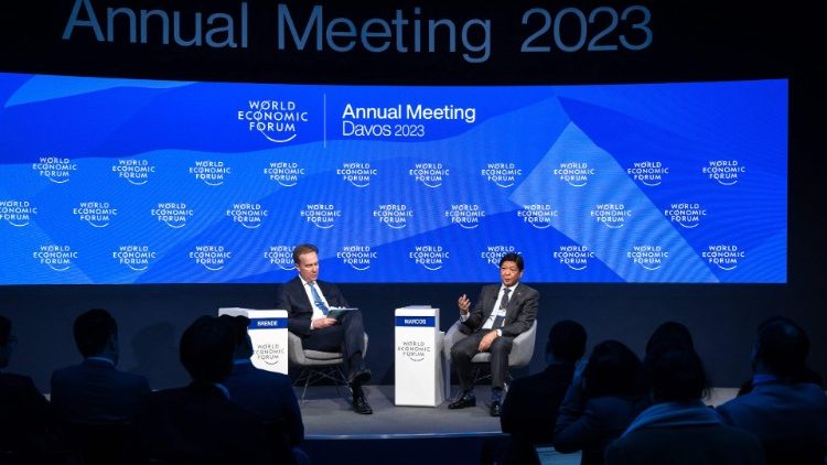 Gespr?che beim WEF in Davos