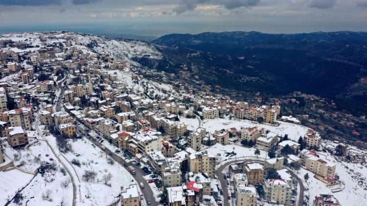 Լիբանան ձիւնի տակ