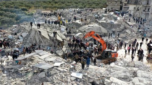 Pope grieving for victims of quakes in Turkey and Syria