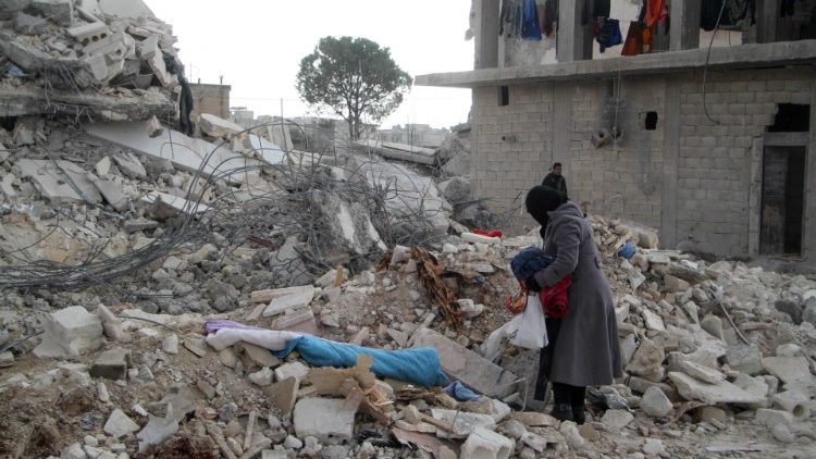La desolazione delle macerie in Siria 