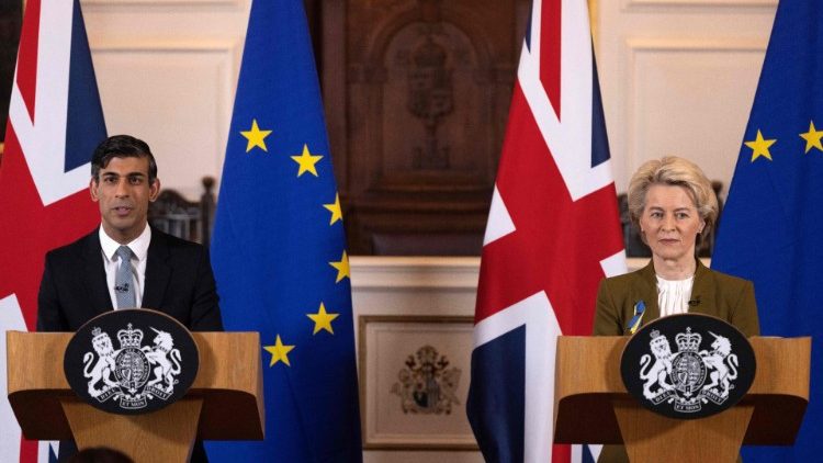 Rishi Sunak and Ursula von der Leyen announced the deal on Monday