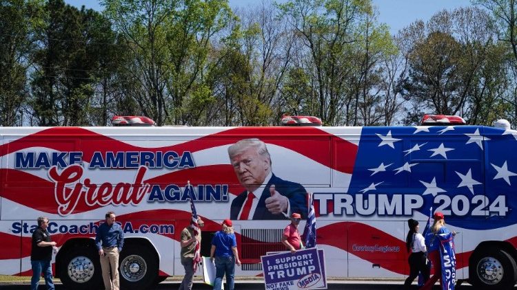 Trump  attualmente impegnato nella campagna elettorale per il 2024 (AFP)