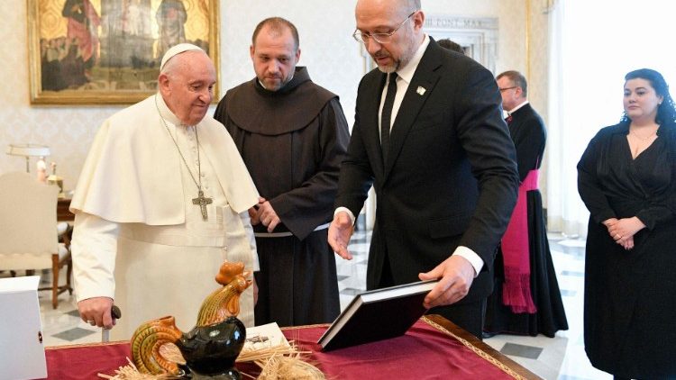 Premier Ukrainy, Denys Szmyhal, i Papież Franciszek, 27 kwietnia 2023