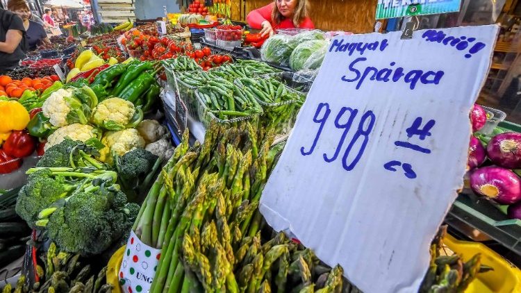 Gemsestand auf dem Markt