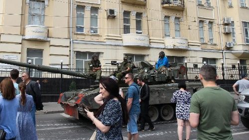 Russian president condemns armed rebellion
