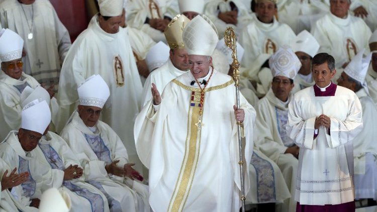 Mexicos biskopar och ärkebiskop Aguiar Retes