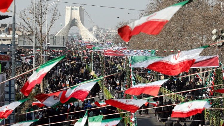 Photo d'illustration - Célébration du 39ème anniversaire de la revolution islamique de 1979, sur la place de la Liberté, le 11 février 2018 à Téhéran.