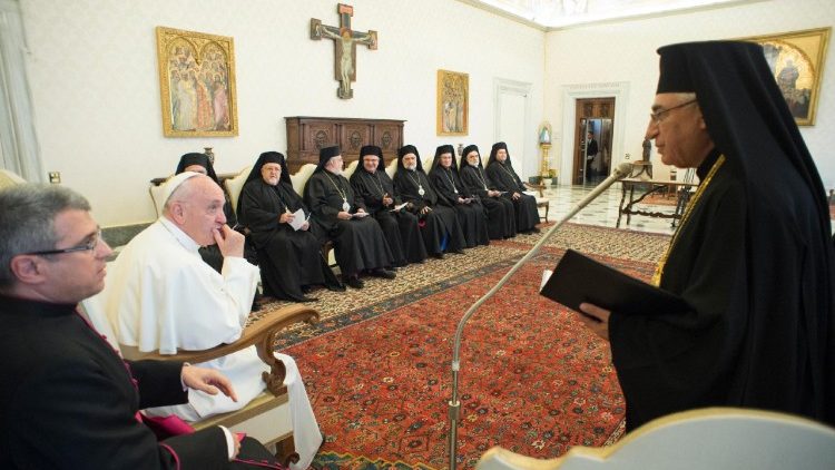 L'incontro del Papa con il Sinodo della Chiesa greco melkita
