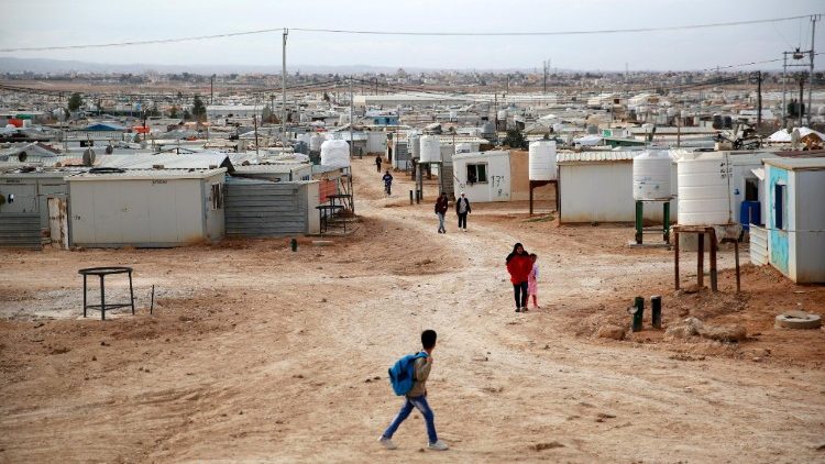 Campo profughi siriani in Giordania