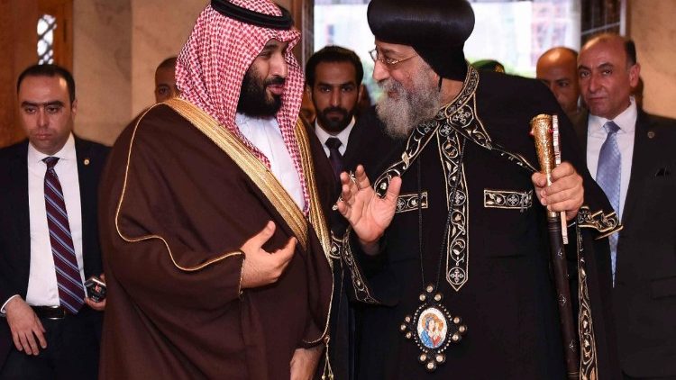 Ägypten: Saudischer Kronprinz besuchte Markuskathedrale