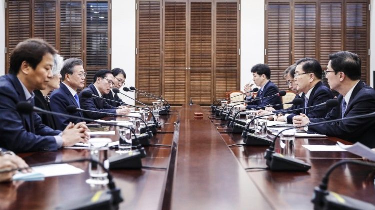 Verhandlungsdelegationen aus Nord- und Südkorea bereiten ein Treffen vor