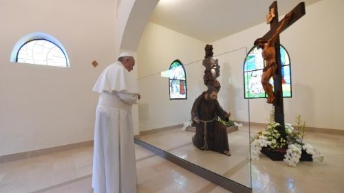 El Papa Francisco peregrina a la tumba de San Pío de Pietrelcina