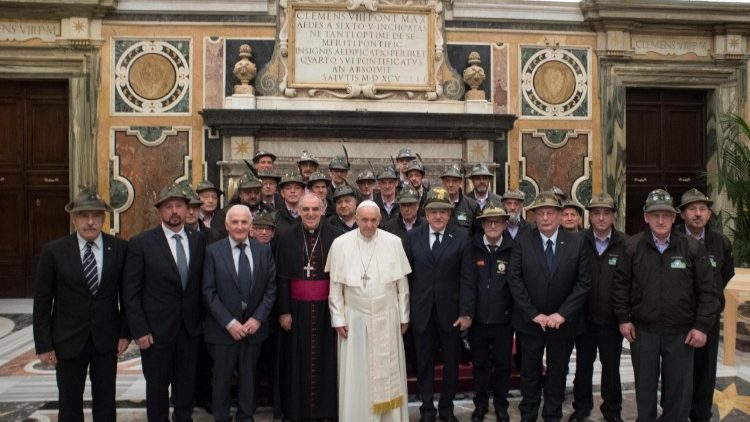 Papież Franciszek  z przedstawicielami Prowincji Autonomicznej Trydentu