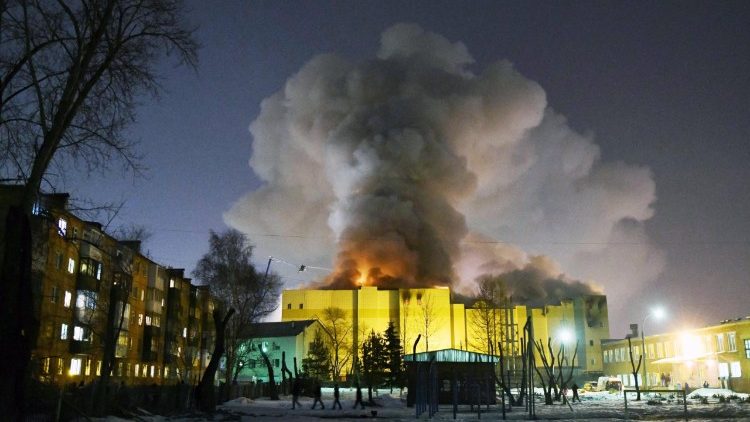 L'incendie du supermarché de Kemerovo, dans la nuit du 25 au 26 mars 2018.