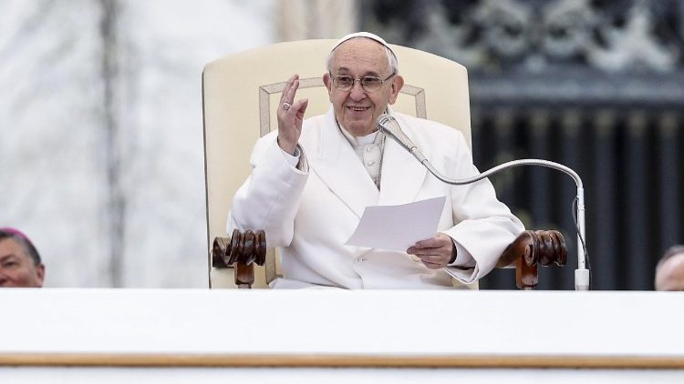 Papa Franjo za vrijeme opće audijencije