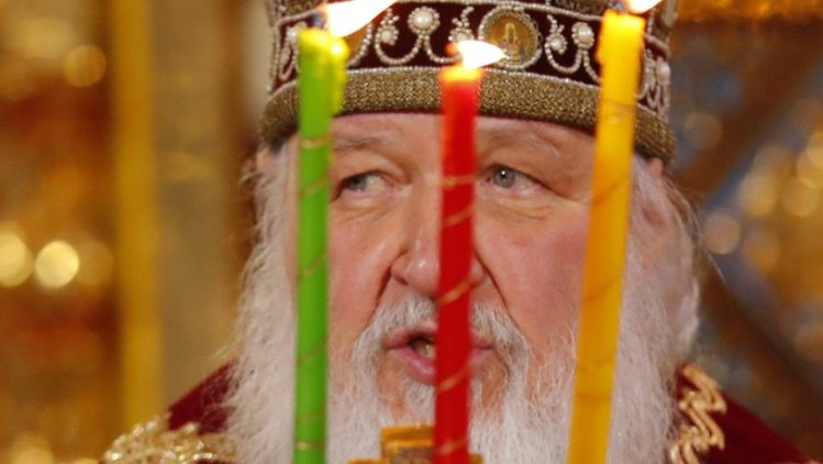 Sprach vor dem Heiligen Synod: Patriarch Kyrill I.