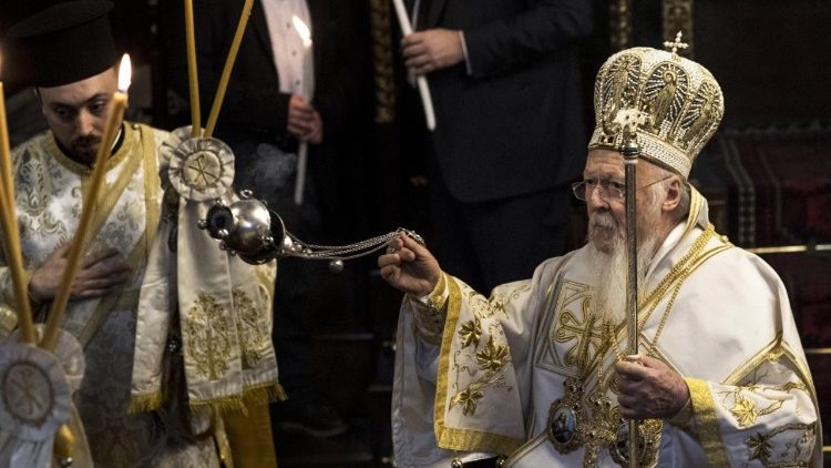 Patriarchas vadovauja liturginėms apeigoms