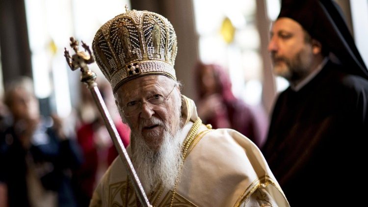 Der Griechisch-Orthodoxe Patriarch Bartholomaios in Istanbul