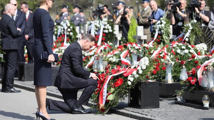 Uroczystości na Cmentarzu Wojskowym na Powązkach 