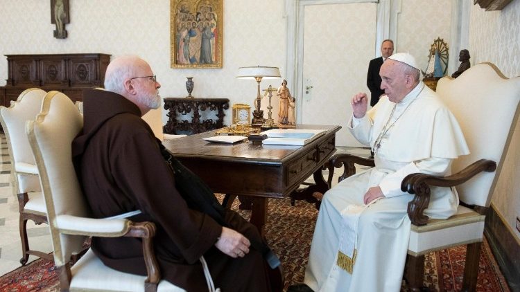 Card. O'Malley con Papa Francesco
