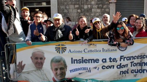 El Papa Francisco en Alessano y Molfetta