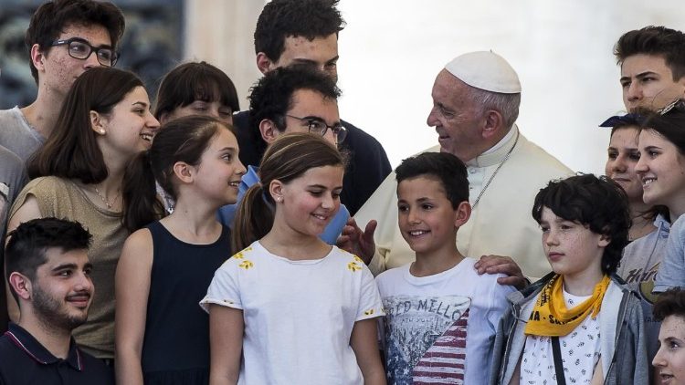 2018-04-21 Papież z wiernymi diecezji Bolonii i Ceseny