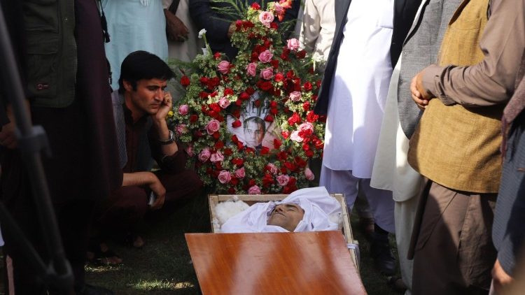 Pogreb fotografa agencije France-Presse u Kabulu u Afganistanu.