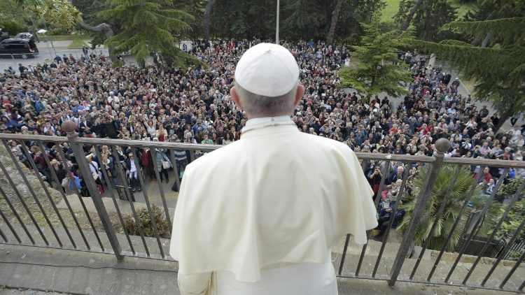Papa Franjo u svetištu Božanske ljubavi