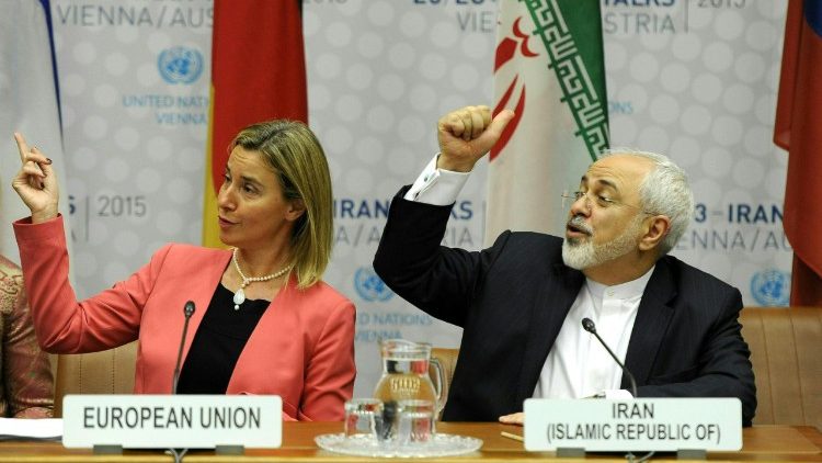 High Representative of the EU for Foreign Affairs and Security Policy Federica Mogherini and the Iranian Foreign Minister