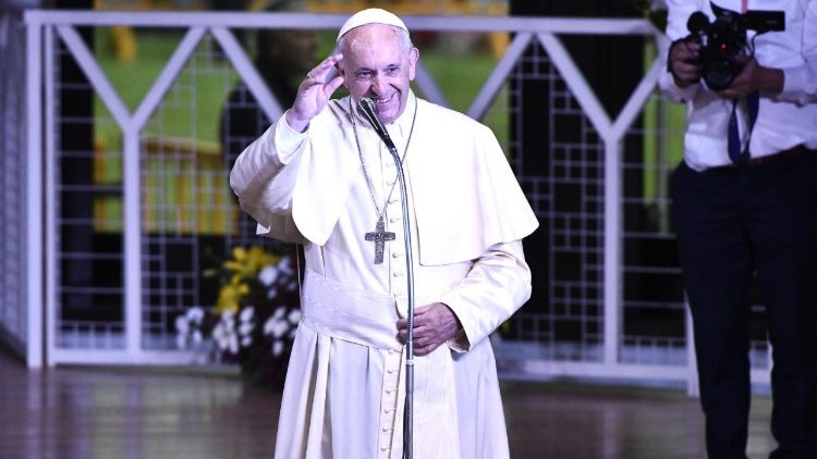 Påven Franciskus i Nomadelfia 