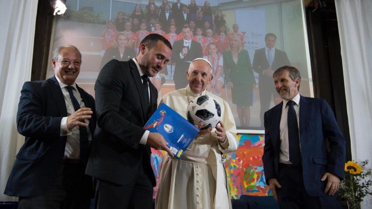 Spotkanie Papieża z Fundacją Scholas Occurentes
