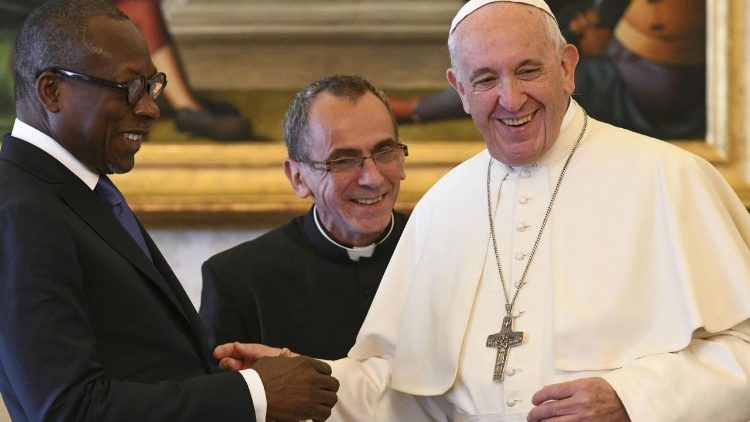 Le président du Bénin Patrice Talon a été reçu au Vatican par le Saint-Père vendredi 18 mai.