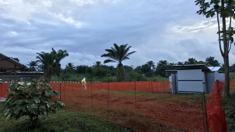 Zóna karantény pro nakažené ebolou, Mbandaka hospital v provincii Equateur