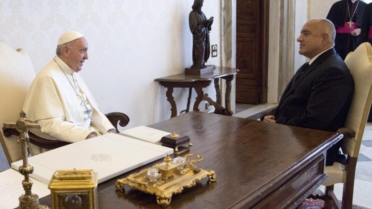  Popiežius ir Bulgarijos premjeras