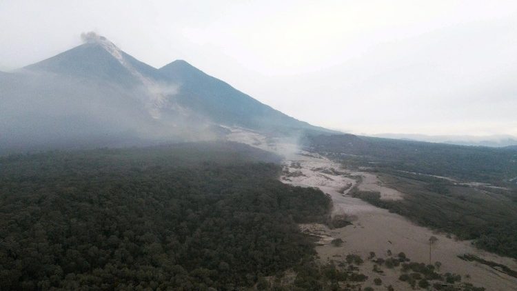 Fuego vulkāns Gvatemalā