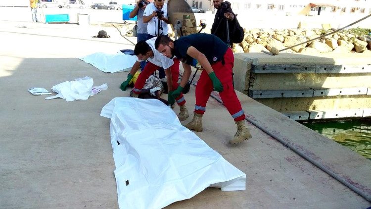 En av många döda migranter vid drunkningsolyckan utanför Libyens kust