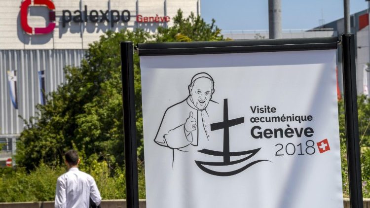 Le Pape François attendu à Genève, le 21 juin 2018.