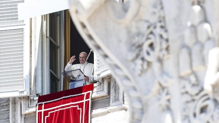 Ferenc pápa a vasárnapi Úrangyalakor