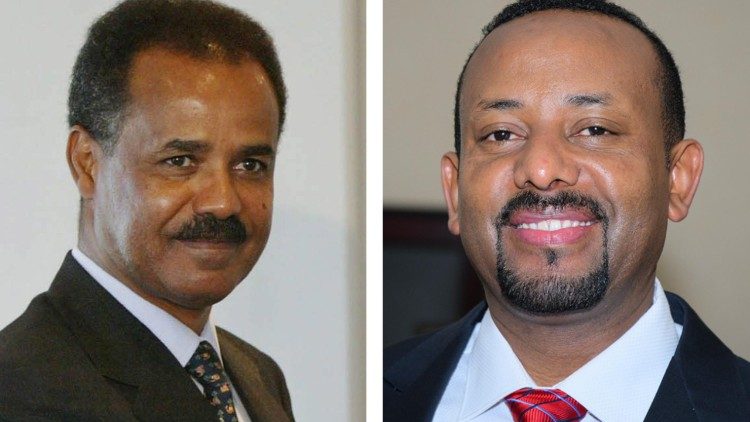 Schlagen neues Kapitel auf: Äthiopiens Premier Abiy Ahmed und Eritreas Präsident Isaias Afwerki