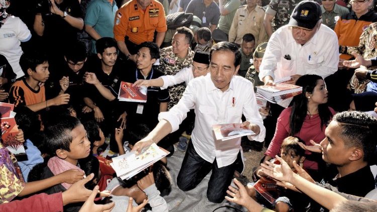 Indonesiens Präsident Widodo in Aktion