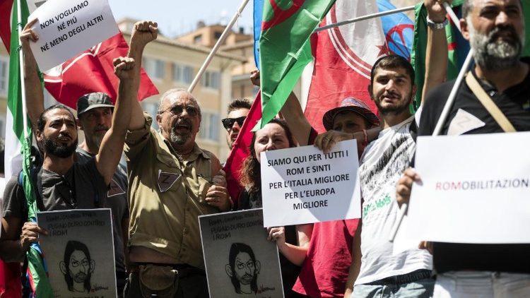 Manifestazione Rom e Sinti contro la discriminazione