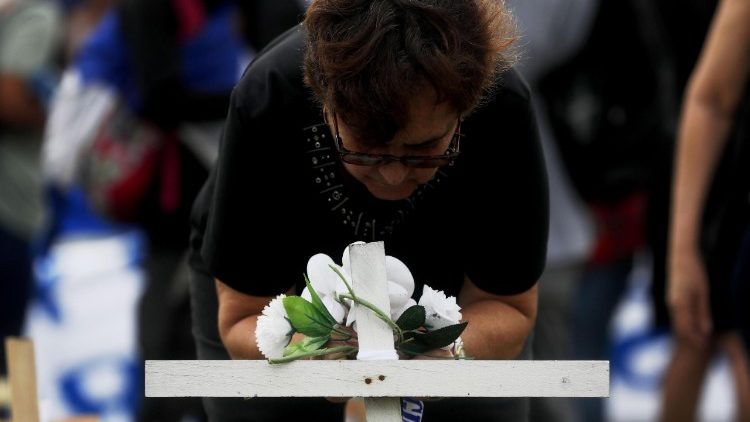 Kreuz im Zeichen des Protests: Nicaragua