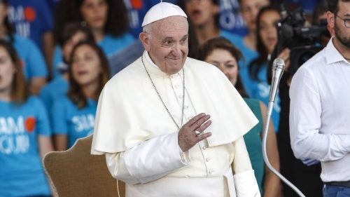 교황, 이탈리아 젊은이들에게 ”희망으로 고통과 탄압을 극복할 수 있습니다”