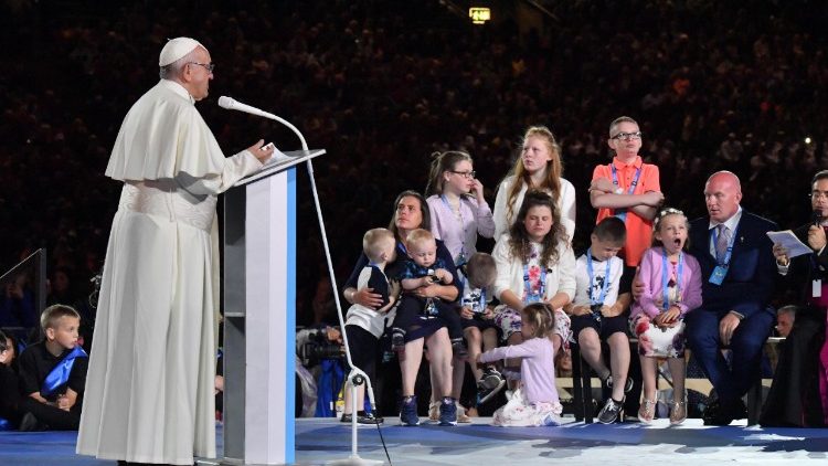 Papa no Encontro Mundial das Famílias em Dublin