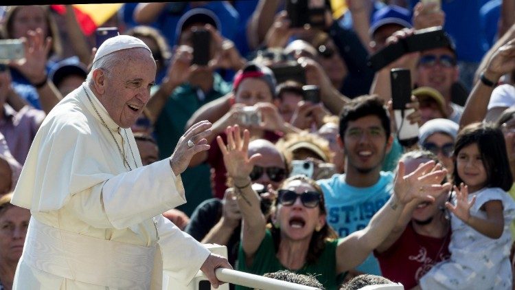 Папа Францикс на генералната аудиенция