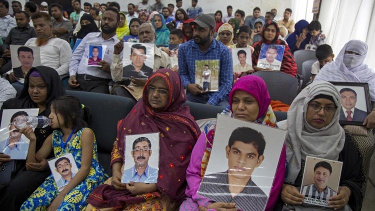 Bangladesh,  manifestazione di familiari di vittime di sparizioni forzate