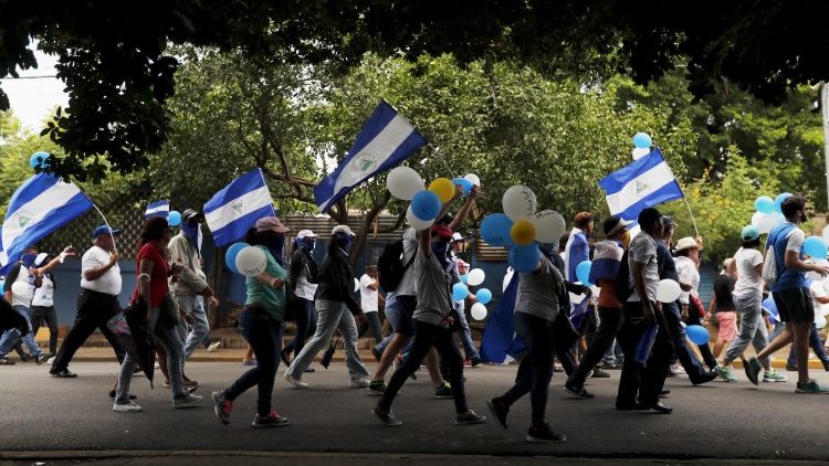 Protester i Nicaragua